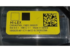 Recambio de elevalunas trasero derecho para bmw serie 1 lim. (f40) 118i referencia OEM IAM SV393502388 19031060025 ELECTRICO 2