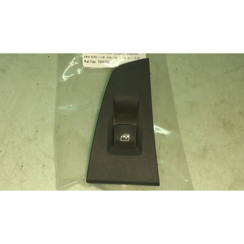 Recambio de mando elevalunas trasero derecho para bmw serie 1 lim. (f40) 118i referencia OEM IAM 7950756 10628510 318087202