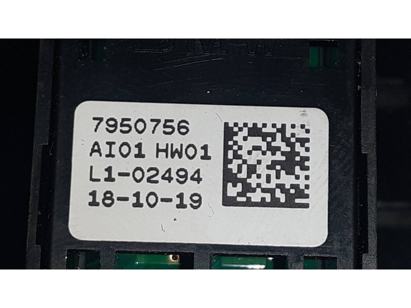 Recambio de mando elevalunas trasero derecho para bmw serie 1 lim. (f40) 118i referencia OEM IAM 7950756 10628510 318087202
