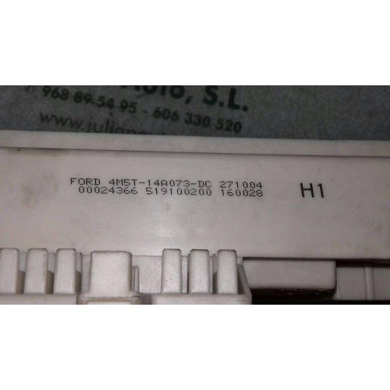 Recambio de caja reles / fusibles para ford focus c-max (cap) ambiente (d) referencia OEM IAM 4M5T14A073DC 3M5T14014CMD 4S293910