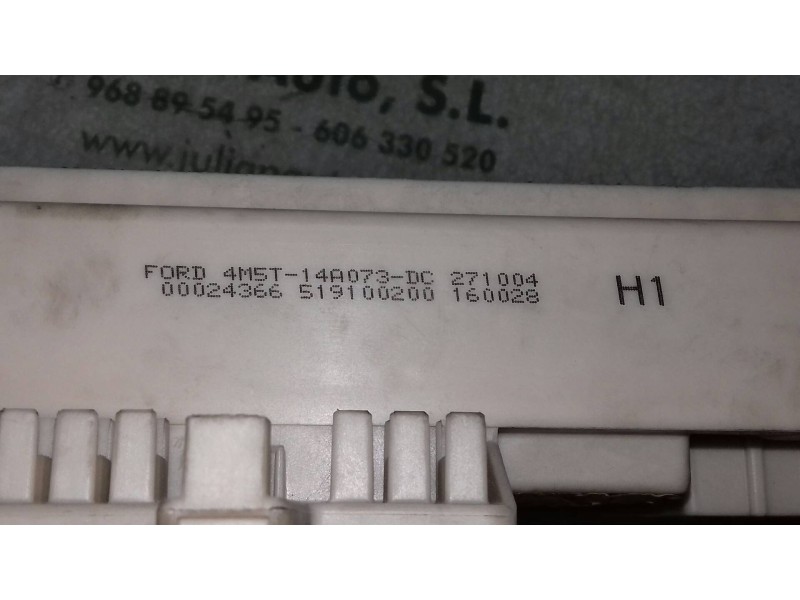 Recambio de caja reles / fusibles para ford focus c-max (cap) ambiente (d) referencia OEM IAM 4M5T14A073DC 3M5T14014CMD 4S293910