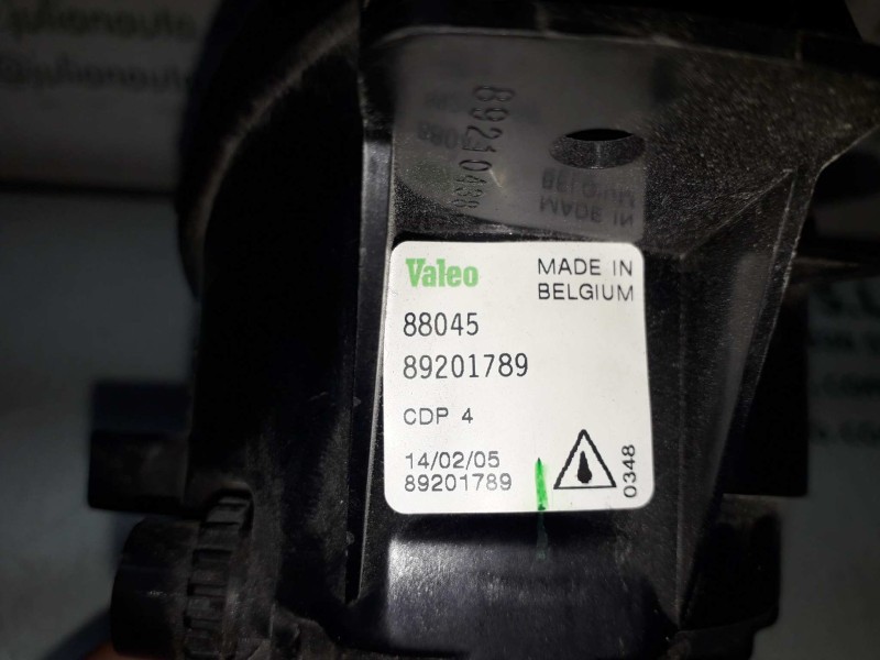 Recambio de faro antiniebla derecho para renault laguna ii (bg0) authentique referencia OEM IAM 89201789 88045 VALEO