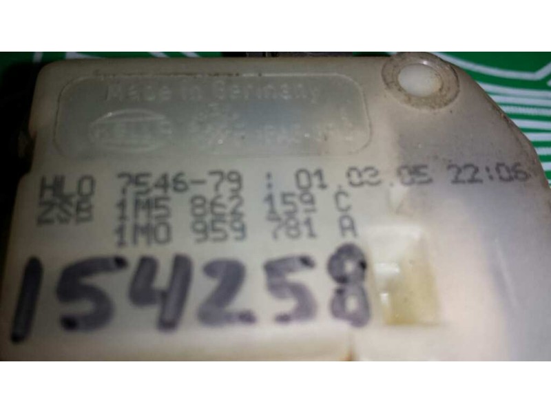 Recambio de motor cierre centralizado porton para seat ibiza (6l1) sport referencia OEM IAM 1M5862159C 1M0959781A 2 PINES