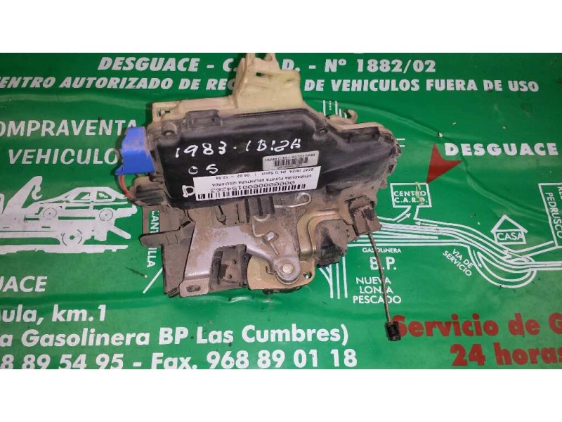 Recambio de cerradura puerta delantera izquierda para seat ibiza (6l1) sport referencia OEM IAM 3B1837015AM 4+4 PINES AZUL