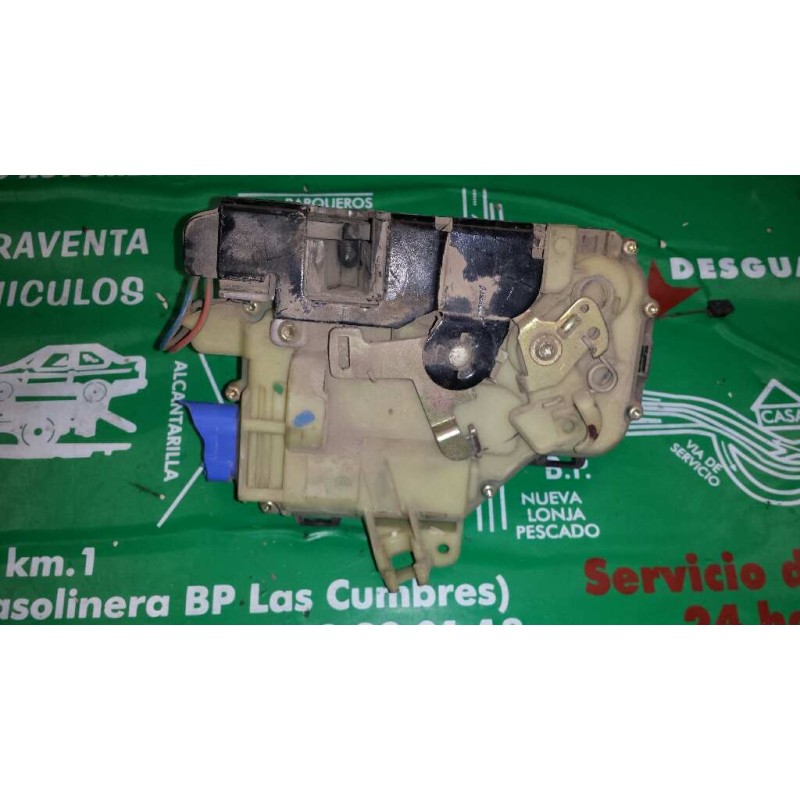 Recambio de cerradura puerta delantera izquierda para seat ibiza (6l1) sport referencia OEM IAM 3B1837015AM 4+4 PINES AZUL