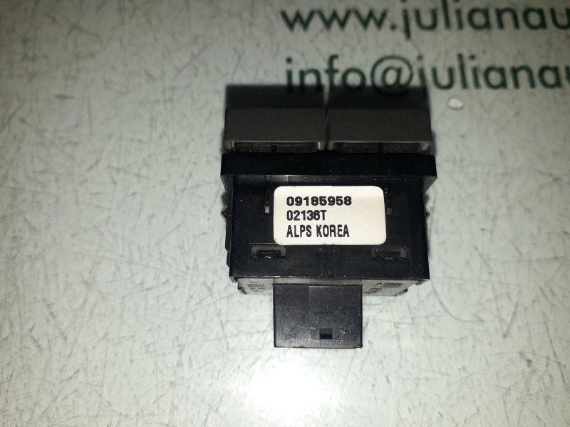 Recambio de mando elevalunas delantero derecho para opel vectra c berlina comfort referencia OEM IAM 09185958 02136T 