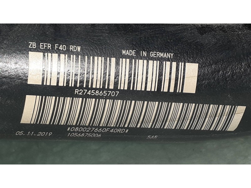 Recambio de tubo para bmw serie 1 lim. (f40) 118i referencia OEM IAM R2745865707 1042309001 102266700