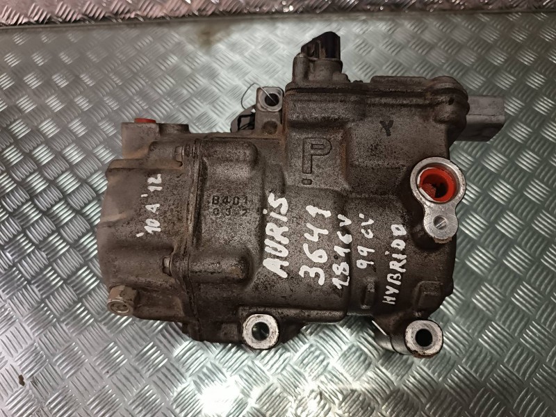 Recambio de compresor aire acondicionado para toyota auris hybrid active referencia OEM IAM 0422000420 ES14C DENSO