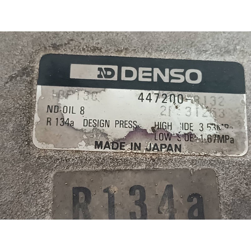 Recambio de compresor aire acondicionado para toyota rav 4 funcruiser (a1) básico referencia OEM IAM 4472208132 10P13C DENSO