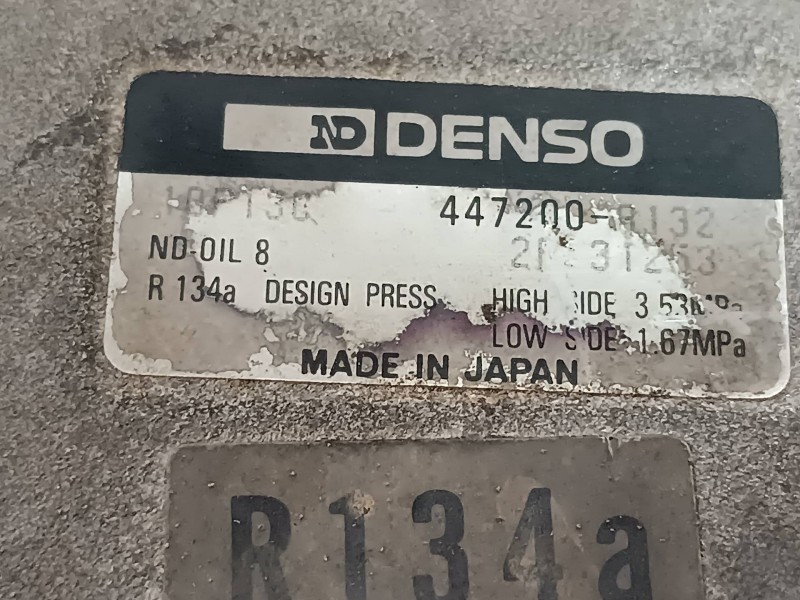 Recambio de compresor aire acondicionado para toyota rav 4 funcruiser (a1) básico referencia OEM IAM 4472208132 10P13C DENSO