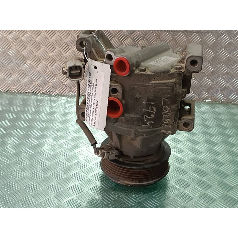 Recambio de compresor aire acondicionado para toyota corolla (e12) 1.4 linea terra berlina referencia OEM IAM 4472206364 SDSA06C