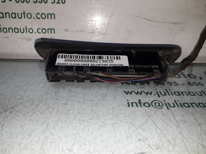Recambio de mando elevalunas delantero derecho para opel vectra b berlina básico (1999) referencia OEM IAM 4953312  