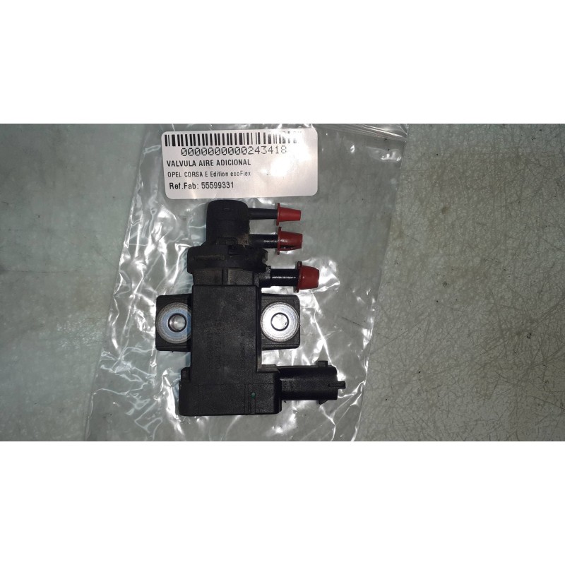 Recambio de valvula aire adicional para opel corsa e edition ecoflex referencia OEM IAM 55599331 101498476 BITRON