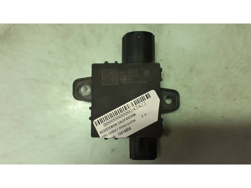 Recambio de resistencia calefaccion para opel corsa e edition ecoflex referencia OEM IAM 13414859 341980000000X 