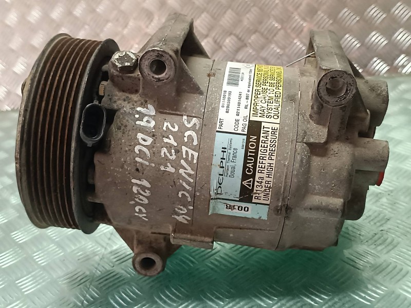 Recambio de compresor aire acondicionado para renault scenic ii confort authentique referencia OEM IAM 8200309193  DELPHI