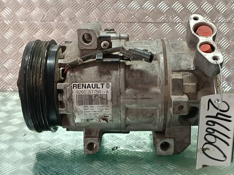 Recambio de compresor aire acondicionado para dacia sandero ambiance referencia OEM IAM 926006775RA VCS141C VALEO
