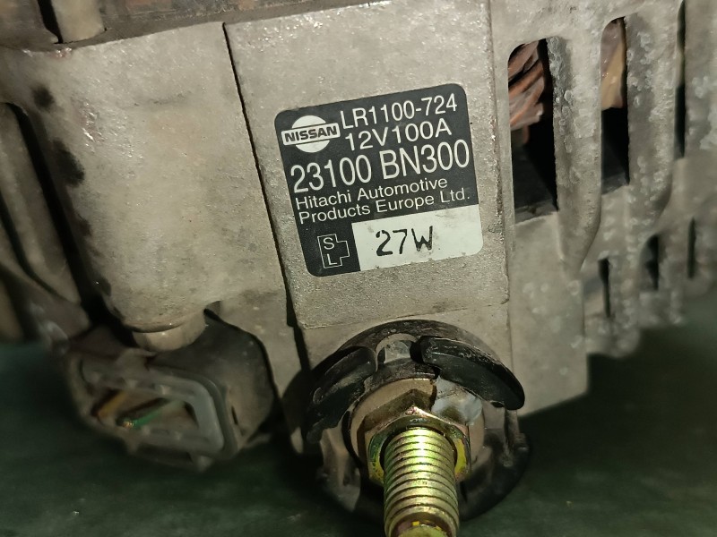 Recambio de alternador para nissan almera tino (v10m) ambience referencia OEM IAM 23100BN300  100A