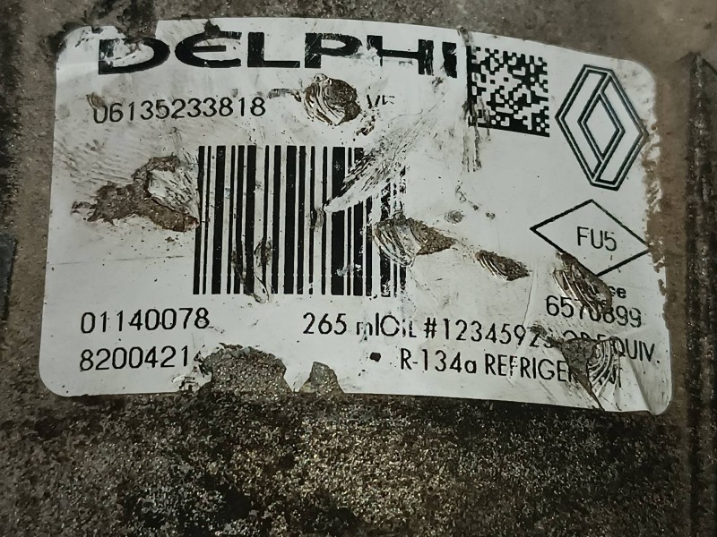 Recambio de compresor aire acondicionado para renault laguna ii (bg0) authentique referencia OEM IAM 8200421  DELPHI