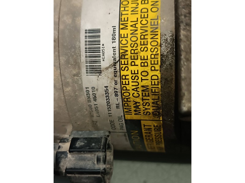 Recambio de compresor aire acondicionado para nissan almera tino (v10m) ambience referencia OEM IAM 92600BN301 EA051 CALSONIC