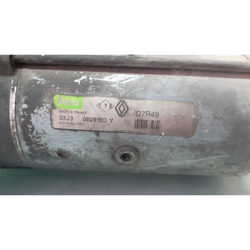 Recambio de motor arranque para renault megane ii classic berlina confort authentique referencia OEM IAM 8200331251 D7R49 VALEO