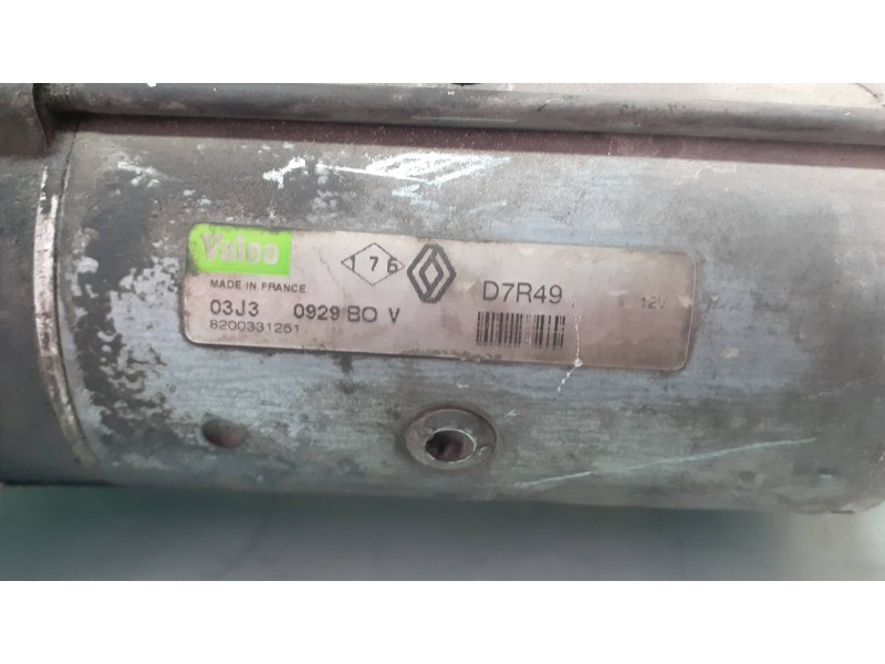 Recambio de motor arranque para renault megane ii classic berlina confort authentique referencia OEM IAM 8200331251 D7R49 VALEO