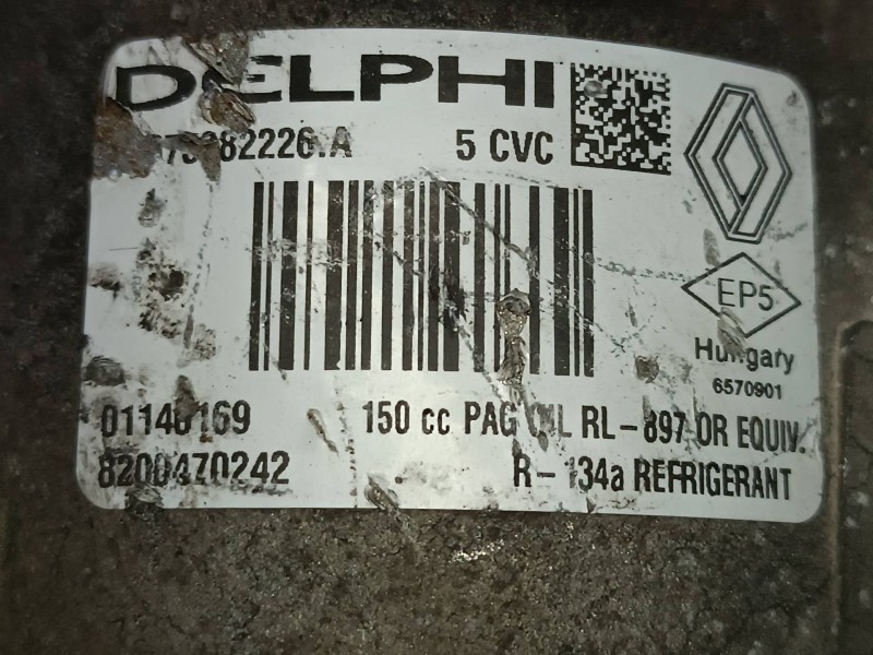 Recambio de compresor aire acondicionado para renault megane ii berlina 5p confort authentique referencia OEM IAM 8200470242  DE