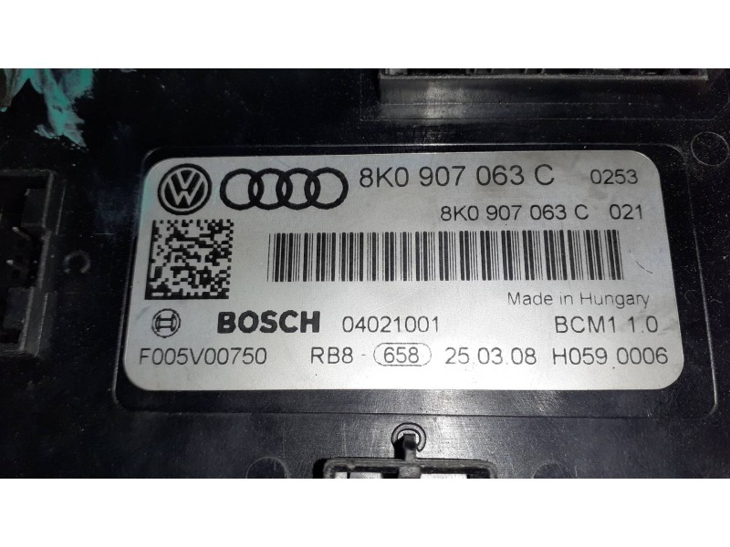 Recambio de modulo electronico para audi a5 cabriolet (f57) advanced referencia OEM IAM 8K0907063C F005V00750 BOSCH