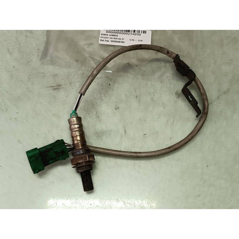 Recambio de sonda lambda para peugeot 206 berlina xt referencia OEM IAM 9636968780 OZA495 CONECTOR 4 PINES