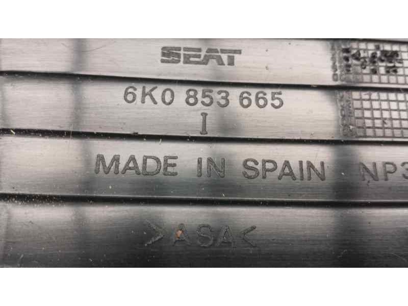 Recambio de rejilla paragolpes izquierda para seat ibiza (6k) básico referencia OEM IAM 6K0853665  