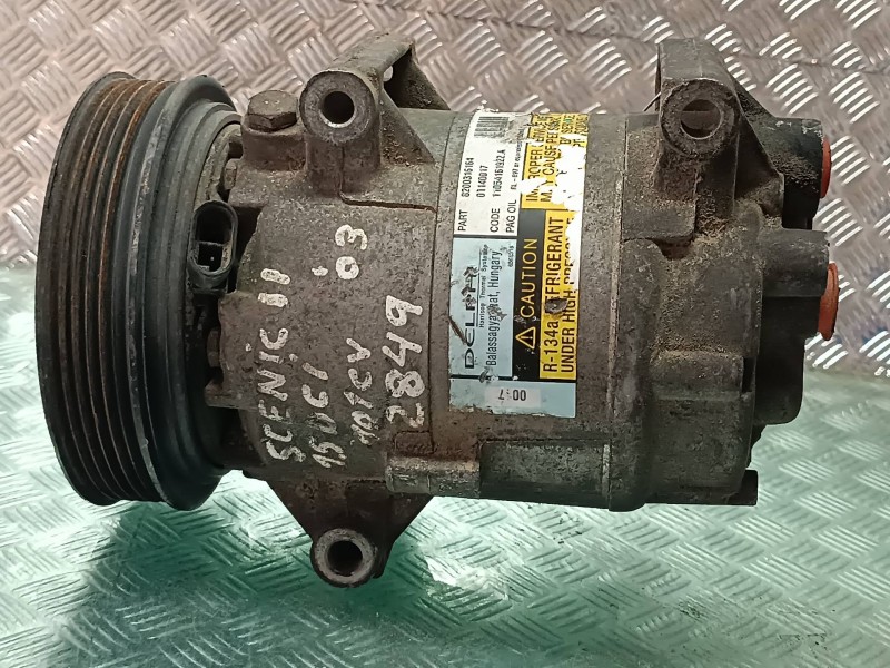Recambio de compresor aire acondicionado para renault scenic ii confort dynamique referencia OEM IAM 8200316164  DELPHI