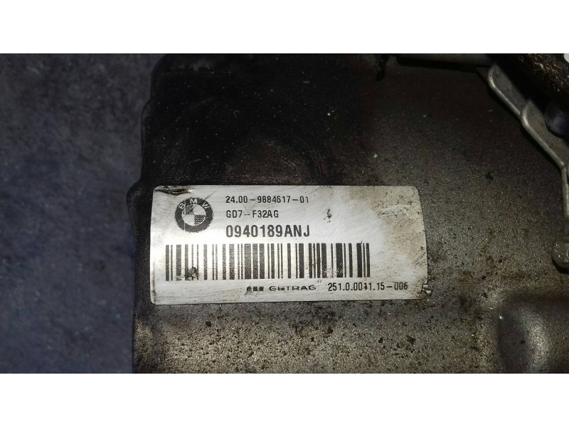 Recambio de caja cambios para bmw serie 1 lim. (f40) 118i referencia OEM IAM GD7F32AG 2510315492 AUTOMATICA
