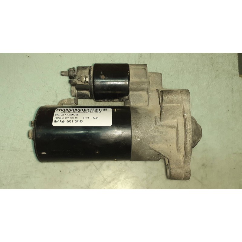 Recambio de motor arranque para peugeot 307 (s1) xr referencia OEM IAM 0001108183  BOSCH