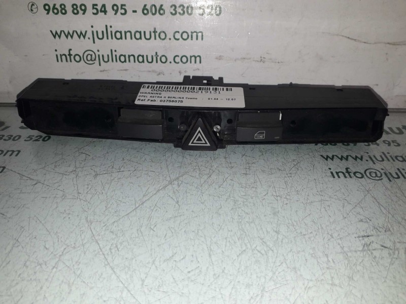 Recambio de warning para opel astra h berlina cosmo referencia OEM IAM 03758075 13100105 