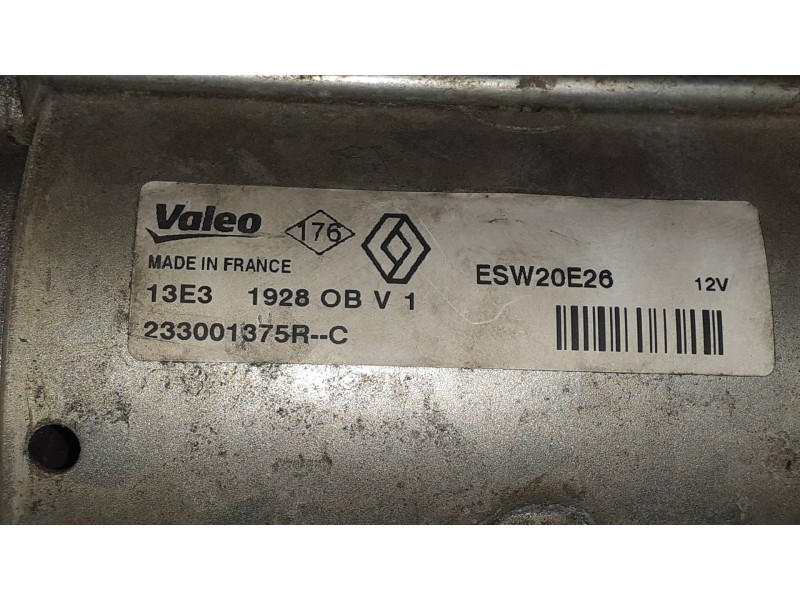 Recambio de motor arranque para nissan qashqai (j10) acenta referencia OEM IAM 233001375R 13E3 VALEO