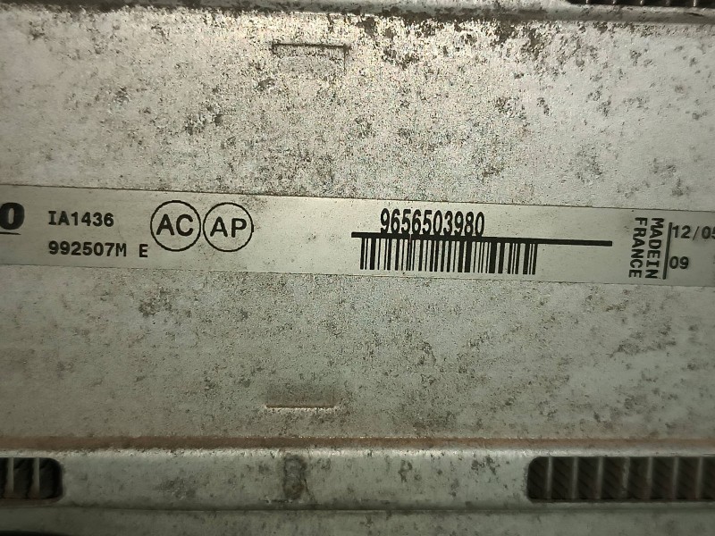 Recambio de intercooler para citroen c4 berlina collection referencia OEM IAM 9656503980 992507M VALEO