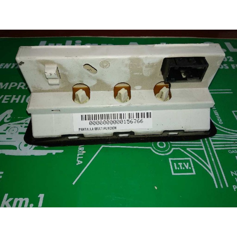 Recambio de pantalla multifuncion para peugeot 206 berlina x-line referencia OEM IAM 9647409777 216592759 216592770