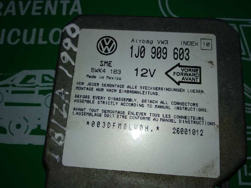 Recambio de centralita airbag para seat ibiza (6k1) select referencia OEM IAM 1J0909603 5WK4163 