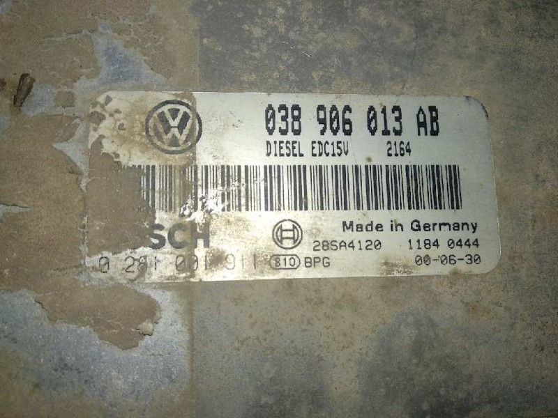 Recambio de centralita motor uce para seat ibiza (6k1) select referencia OEM IAM 038906013AB 0281001911 KIT - BOSCH