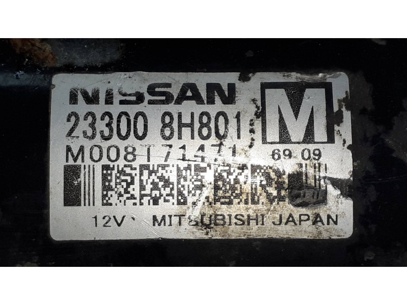 Recambio de motor arranque para nissan x-trail (t30) edition elegance referencia OEM IAM 233008H801 M008T71471 MITSUBISHI