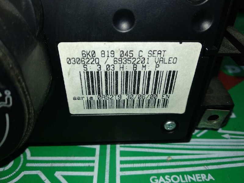 Recambio de mando calefaccion / aire acondicionado para seat ibiza (6k1) select referencia OEM IAM 6K0819045C  VALEO