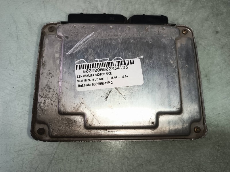 Recambio de centralita motor uce para seat ibiza (6l1) cool referencia OEM IAM 038906019HQ 0281010957 BOSCH