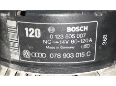 Recambio de alternador para audi 100 avant (c4) europa referencia OEM IAM 0123505007 BOSCH 60A - 120A 2