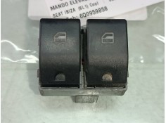 Recambio de mando elevalunas delantero izquierdo para seat ibiza (6l1) cool referencia OEM IAM 6Q0959858 NEGRO CONECTOR 4 PINES