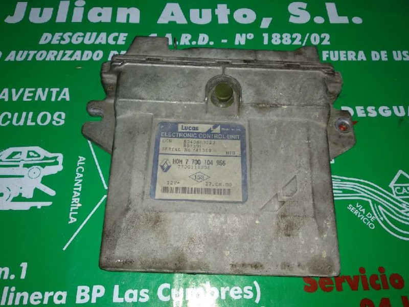 Recambio de centralita motor uce para renault kangoo (f/kc0) alize referencia OEM IAM 7700111206 7700104956 KIT - LUCAS