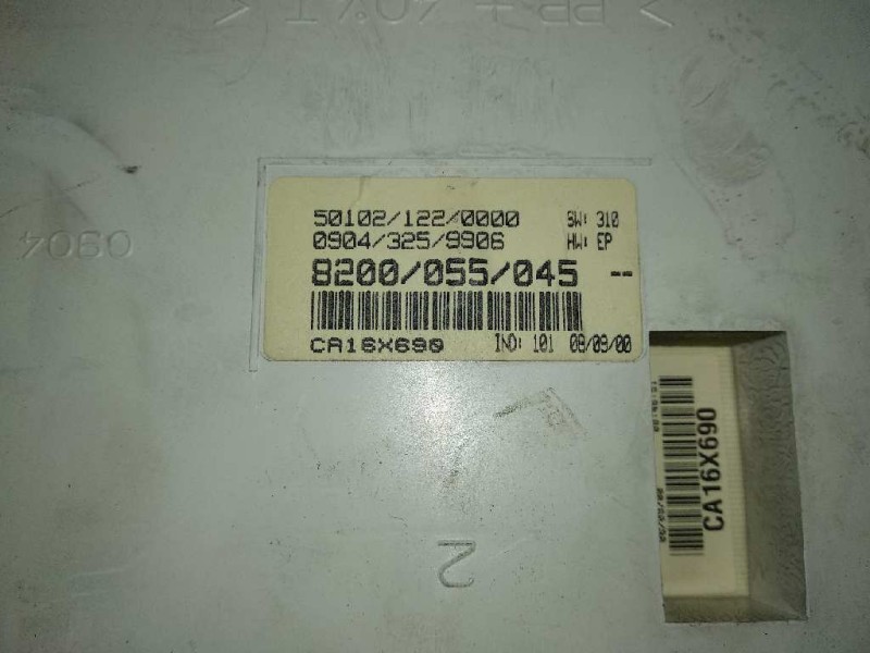 Recambio de centralita motor uce para renault kangoo (f/kc0) alize referencia OEM IAM 7700111206 7700104956 KIT - LUCAS