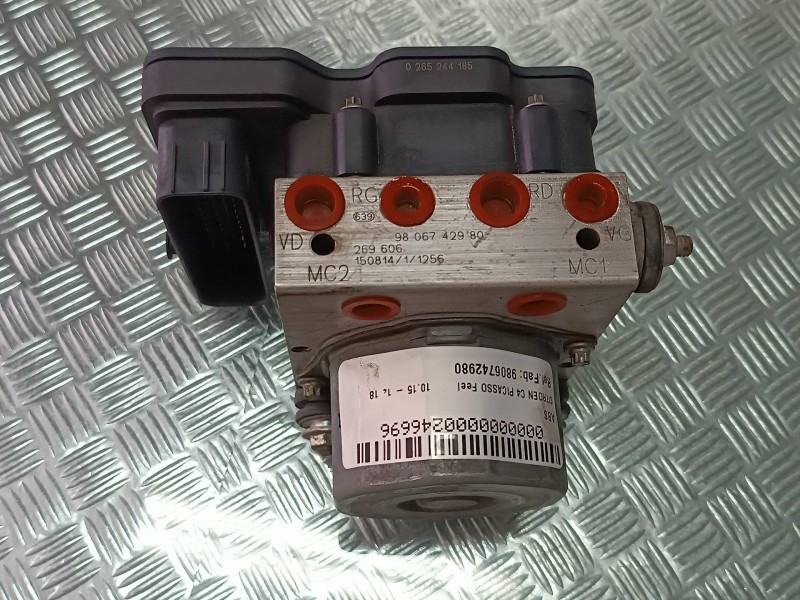 Recambio de abs para citroen c4 picasso feel referencia OEM IAM 9806742980 2265106539 0265956083