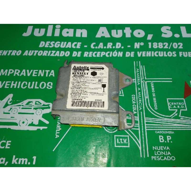 Recambio de centralita airbag para renault kangoo (f/kc0) alize referencia OEM IAM 550751800 8200098401 AUTOLIV