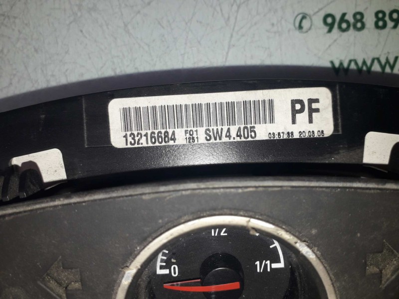 Recambio de cuadro instrumentos para opel astra h berlina cosmo referencia OEM IAM 13216684 3024902E SIEMENS VDO
