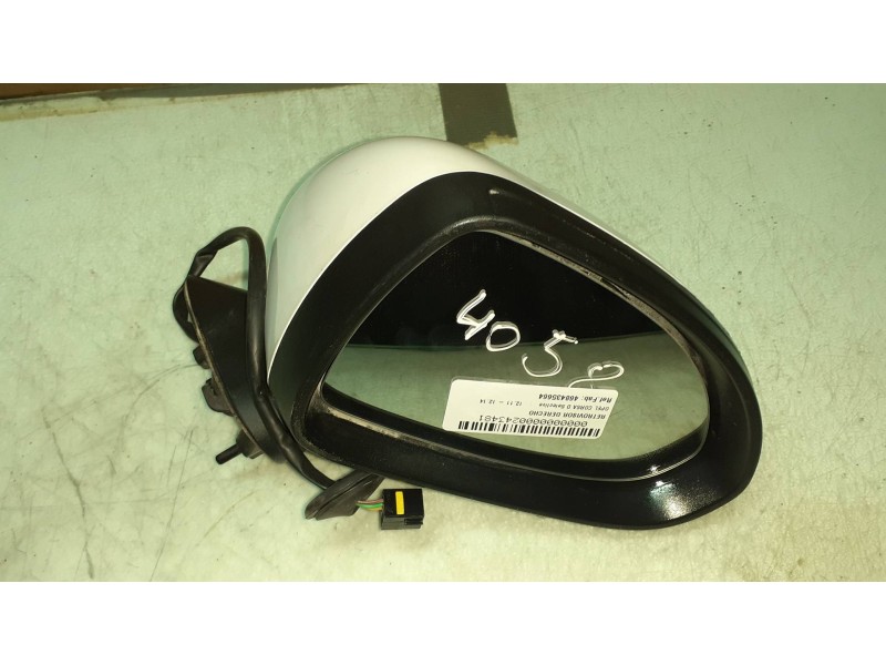 Recambio de retrovisor derecho para opel corsa d selective referencia OEM IAM 468435664 020873 ELECTRICO