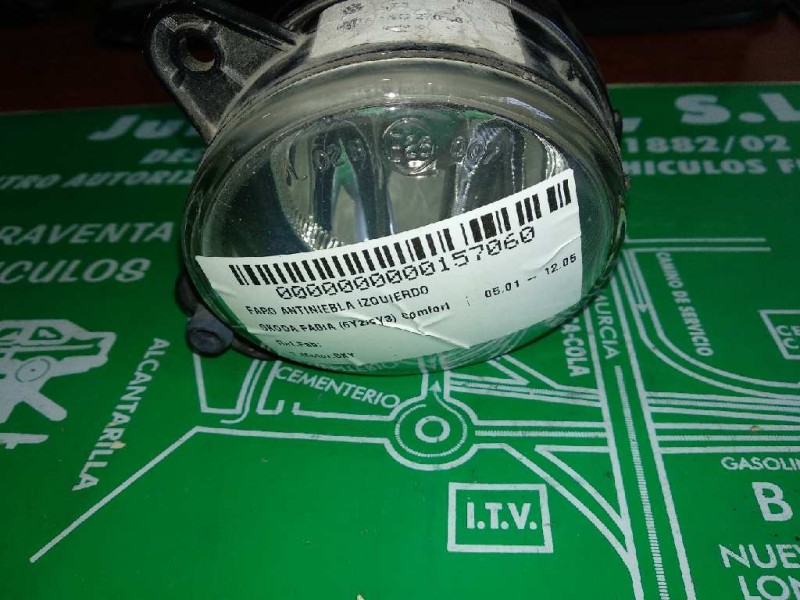 Recambio de faro antiniebla izquierdo para skoda fabia (6y2/6y3) comfort referencia OEM IAM   
